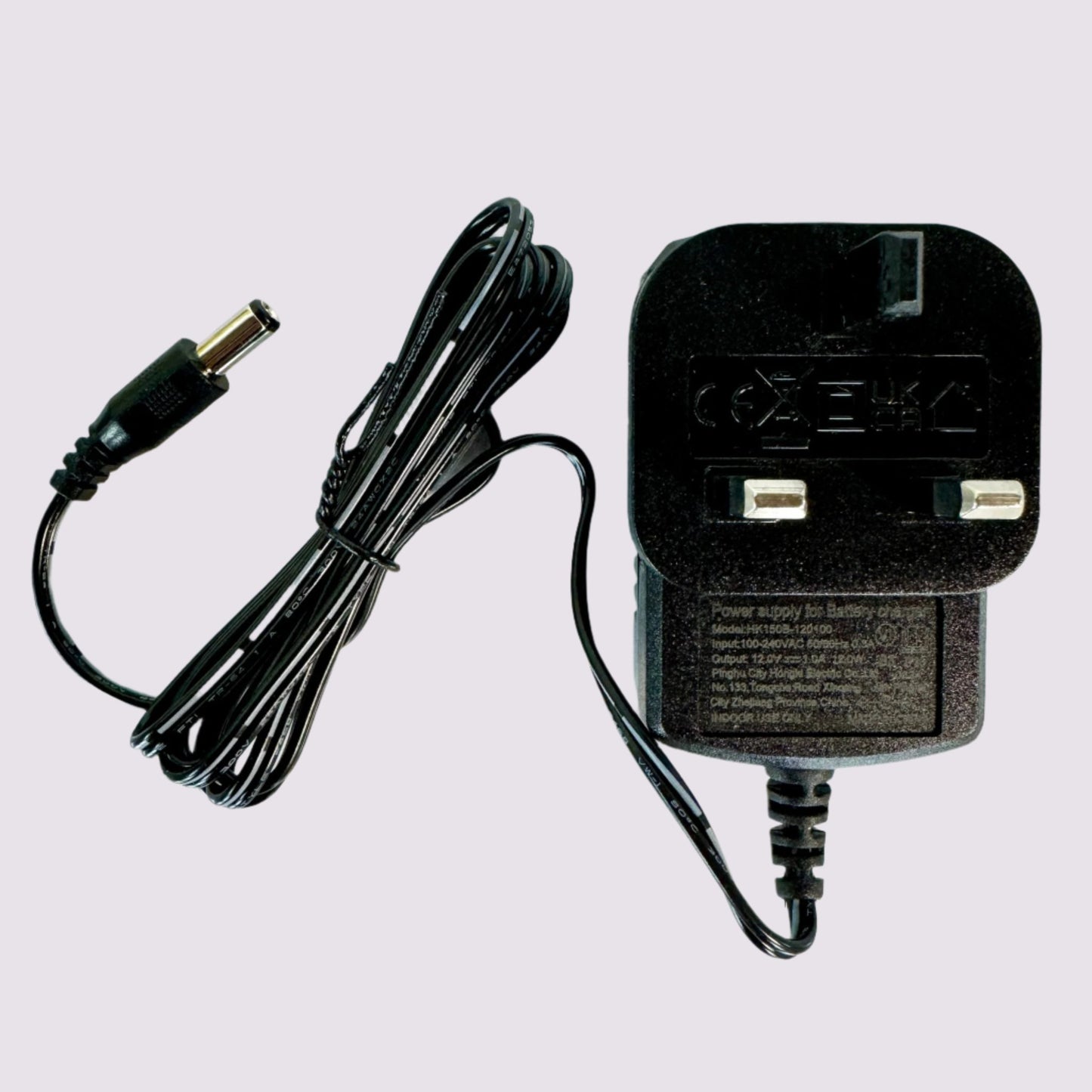 12v 1.0AH Universal Battery Charger for Electric Ride on Cars Quad Bike - UKCA CE Aprroved