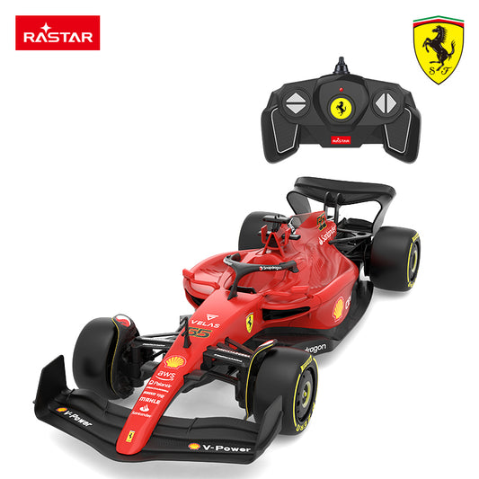 93400 Rastar RC 1:18 Ferrari F1 75 Kids Remote Control Toy Car - Red