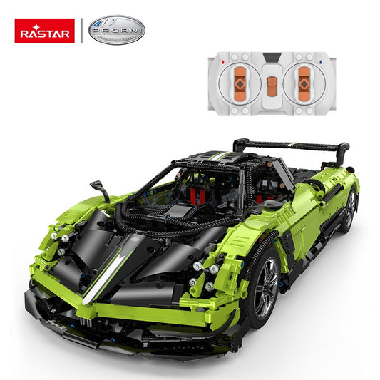 97900 Rastar RC 1:8 Pagani Huayra Bricks/Assemble Kids Remote Control Toy Car - Green